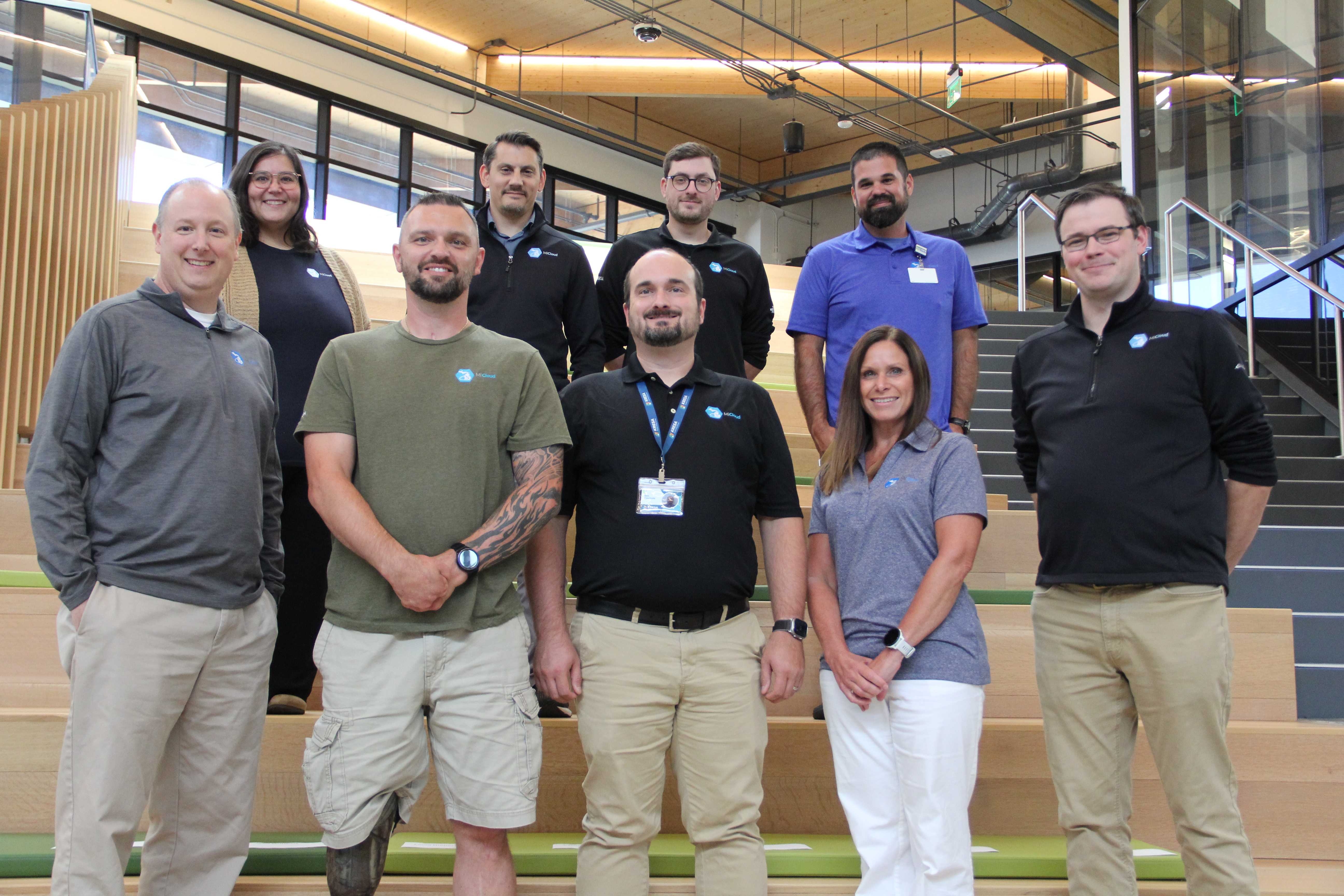 The MiCloud team gathered together at Kalamazoo RESA